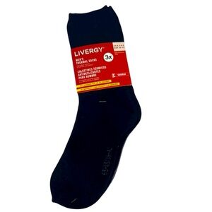 LIVERGY 3 Pack Men’s Thermal Warm Socks NWT 6.5 - 8.5